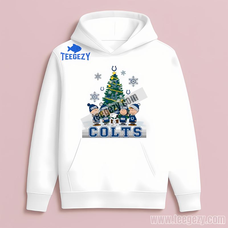 Indianapolis Colts Peanuts Christmas Unisex Hoodie Indianapolis Colts Peanuts Christmas Unisex Hoodie