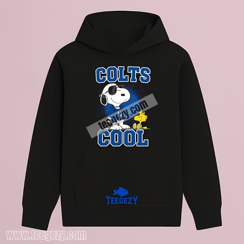 Indianapolis Colts Snoopy Cool Cotton Hoodie Indianapolis Colts Snoopy Cool Cotton Hoodie