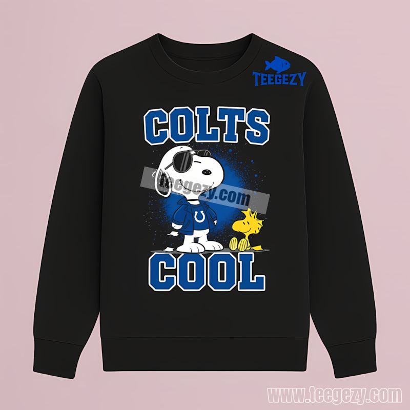 Indianapolis Colts Snoopy Cool Cotton Long Sleeve Indianapolis Colts Snoopy Cool Cotton Long Sleeve