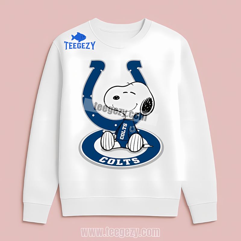 Indianapolis Colts Snoopy Tattoo Logo On Arm Long Sleeve Indianapolis Colts Snoopy Tattoo Logo On Arm Long Sleeve