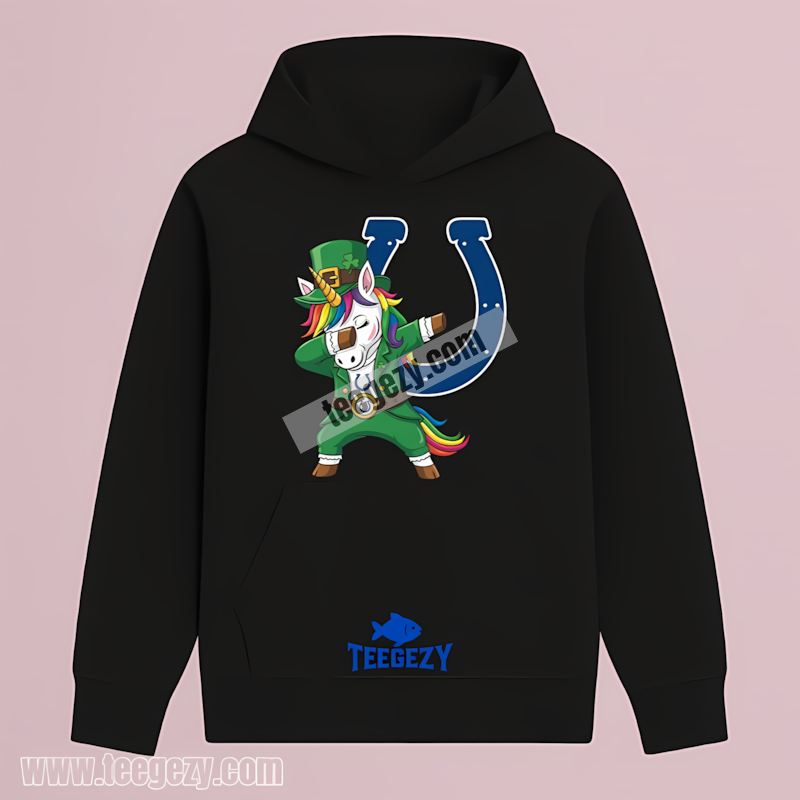 Indianapolis Colts St Patricks Day Dabbing Unicorn Hoodie Indianapolis Colts St Patricks Day Dabbing Unicorn Hoodie