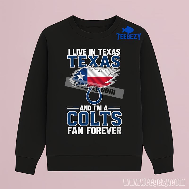 Indianapolis Colts Texas Fan Forever Trendy Long Sleeve Indianapolis Colts Texas Fan Forever Trendy Long Sleeve