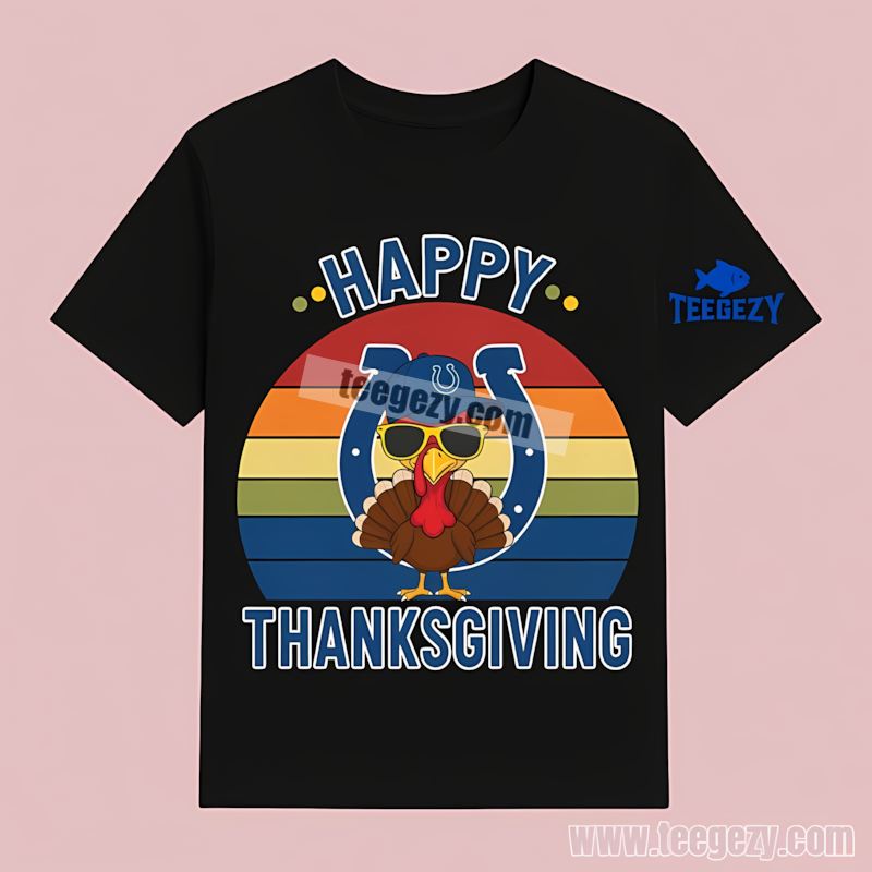Indianapolis Colts Thanksgiving Turkey Classic T-Shirt Indianapolis Colts Thanksgiving Turkey Classic T-Shirt