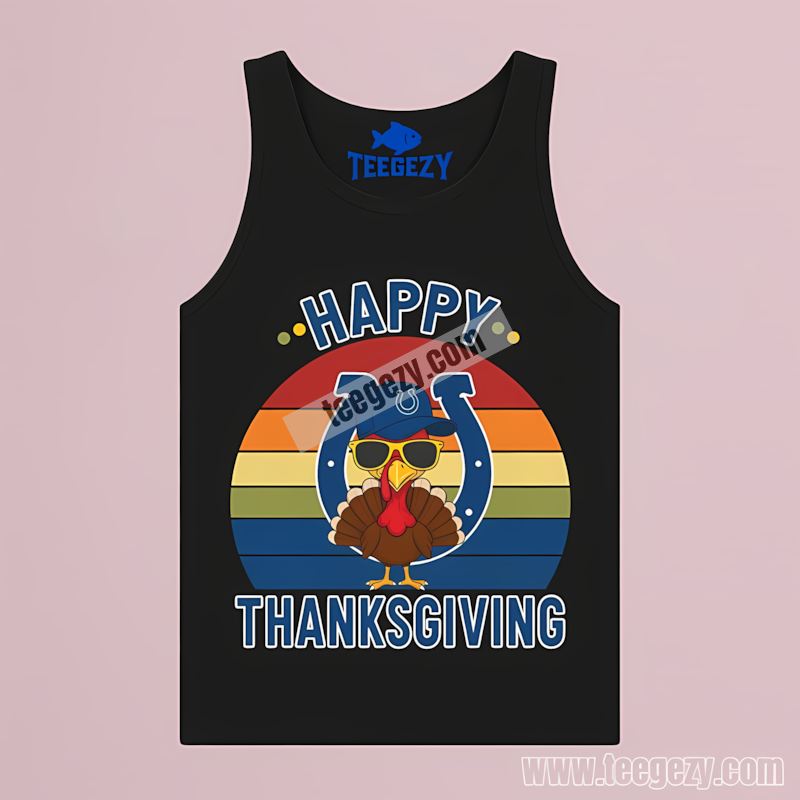 Indianapolis Colts Thanksgiving Turkey Classic Tanktop Indianapolis Colts Thanksgiving Turkey Classic Tanktop