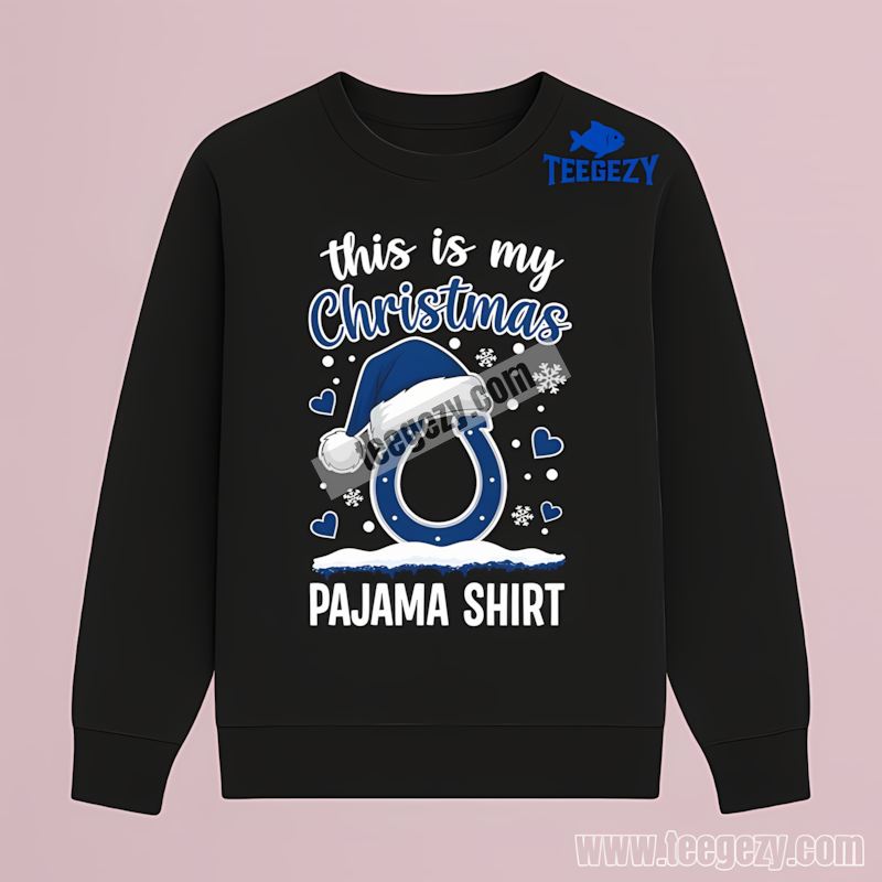 Indianapolis Colts This Is My Christmas Pajama Long Sleeve Indianapolis Colts This Is My Christmas Pajama Long Sleeve