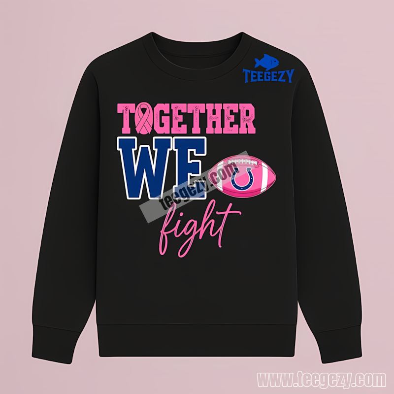 Indianapolis Colts Together We Fight Breast Cancer Long Sleeve Indianapolis Colts Together We Fight Breast Cancer Long Sleeve