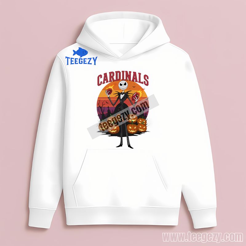 Jack Skellington Arizona Cardinals Halloween Hoodie Jack Skellington Arizona Cardinals Halloween Hoodie