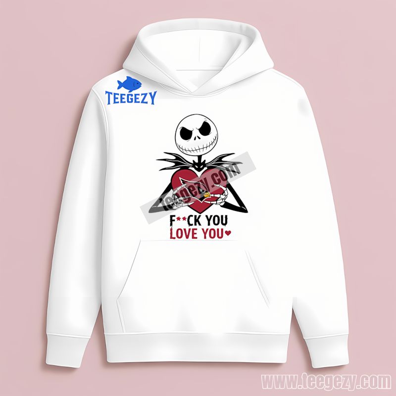 Jack Skellington Arizona Cardinals Heart Graphic Hoodie Jack Skellington Arizona Cardinals Heart Graphic Hoodie