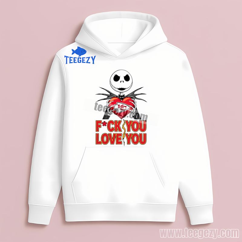 Jack Skellington Kansas City Chiefs Heart Adults Hoodie Jack Skellington Kansas City Chiefs Heart Adults Hoodie