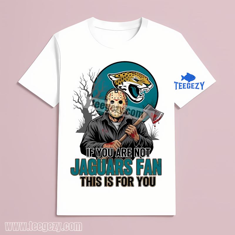Jacksonville Jaguars Halloween Jason Voorhees Graphic T-Shirt Jacksonville Jaguars Halloween Jason Voorhees Graphic T-Shirt