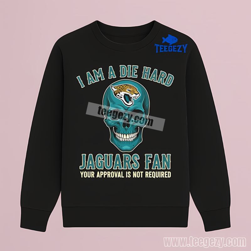 Jacksonville Jaguars Skull Die Hard Fan Retro Long Sleeve Jacksonville Jaguars Skull Die Hard Fan Retro Long Sleeve