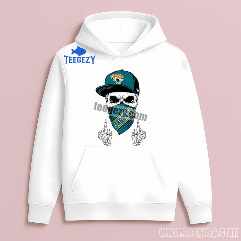 Jacksonville Jaguars Skull With Bandana Trendy Hoodie Jacksonville Jaguars Skull With Bandana Trendy Hoodie