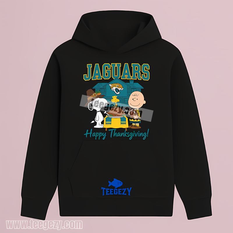Jacksonville Jaguars Snoopy Thanksgiving Retro Hoodie Jacksonville Jaguars Snoopy Thanksgiving Retro Hoodie