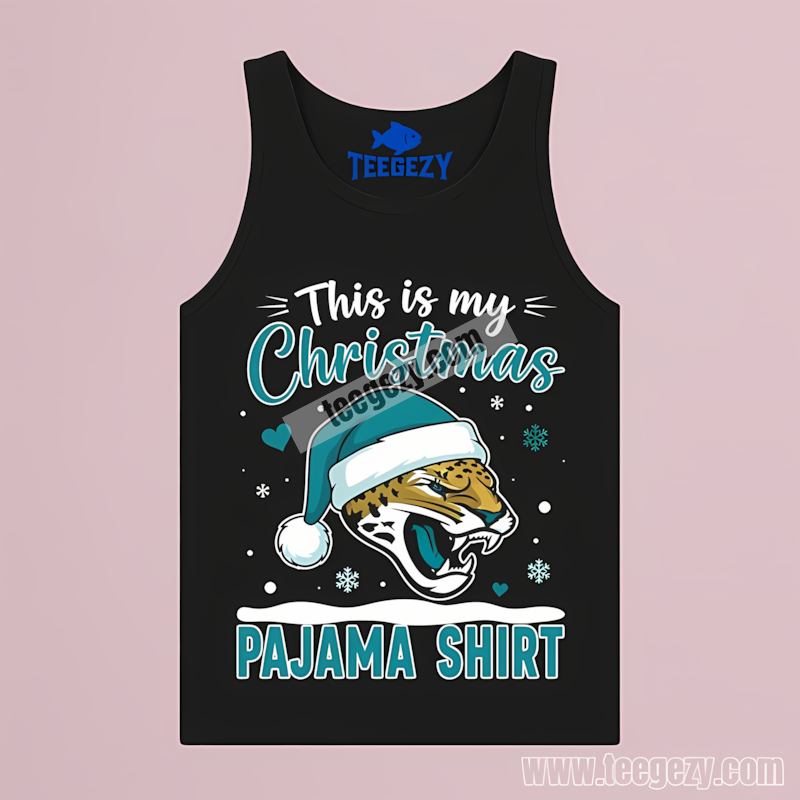 Jacksonville Jaguars This Is My Christmas Pajama Classic Tanktop Jacksonville Jaguars This Is My Christmas Pajama Classic Tanktop
