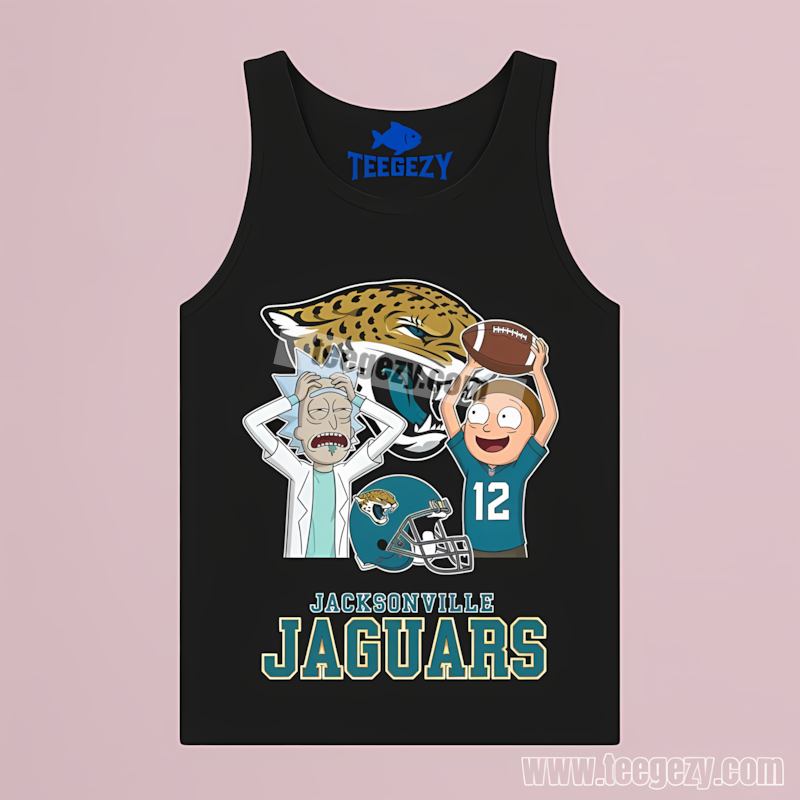 Jacksonville Jaguars Vs Rick And Morty Classic Tanktop Jacksonville Jaguars Vs Rick And Morty Classic Tanktop
