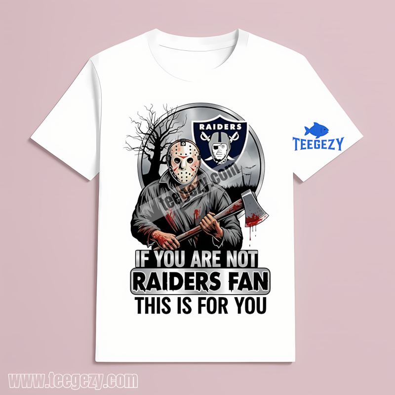 Jason Voorhees Halloween Las Vegas Raiders Retro Style T-Shirt Jason Voorhees Halloween Las Vegas Raiders Retro Style T-Shirt