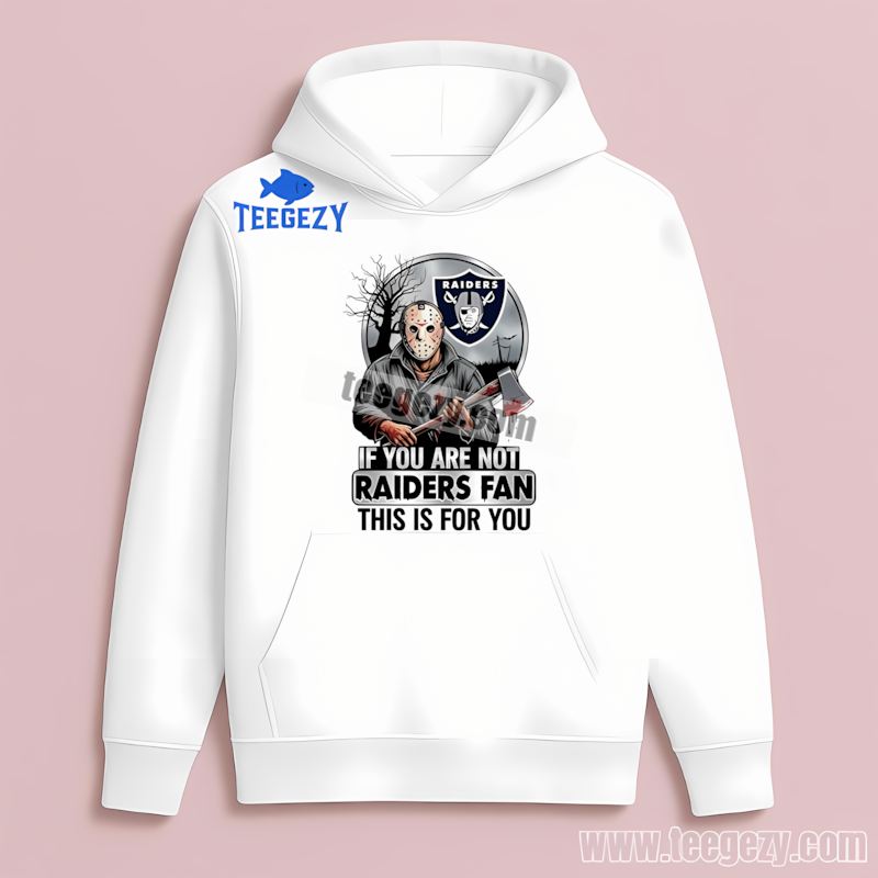 Jason Voorhees Halloween Las Vegas Raiders Retro Style Hoodie Jason Voorhees Halloween Las Vegas Raiders Retro Style Hoodie