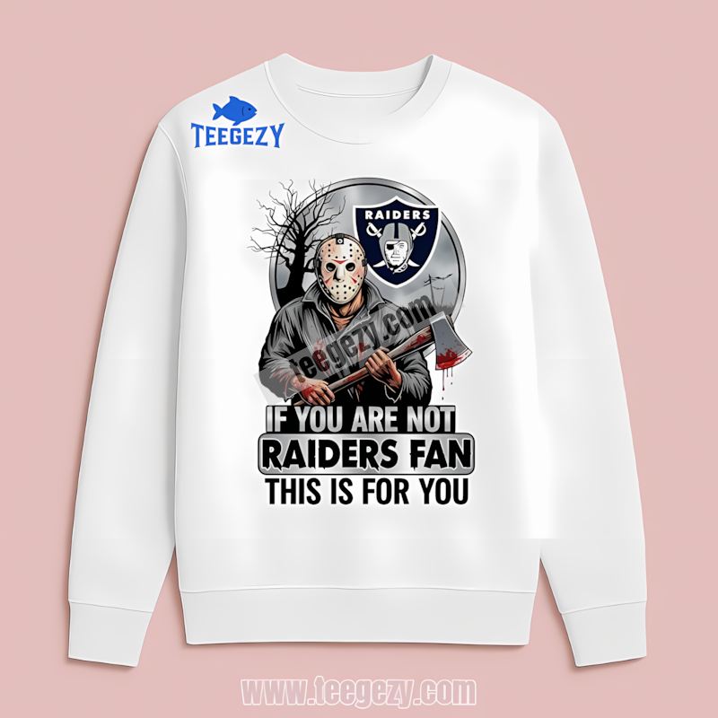 Jason Voorhees Halloween Las Vegas Raiders Retro Style Long Sleeve Jason Voorhees Halloween Las Vegas Raiders Retro Style Long Sleeve