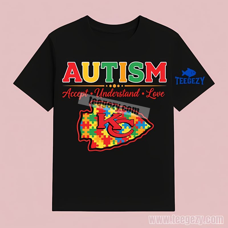 Kansas City Chiefs Autism Awareness Love Vintage T-Shirt Kansas City Chiefs Autism Awareness Love Vintage T-Shirt