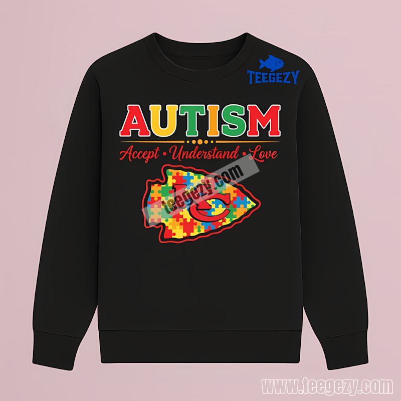 Kansas City Chiefs Autism Awareness Love Vintage Long Sleeve Kansas City Chiefs Autism Awareness Love Vintage Long Sleeve