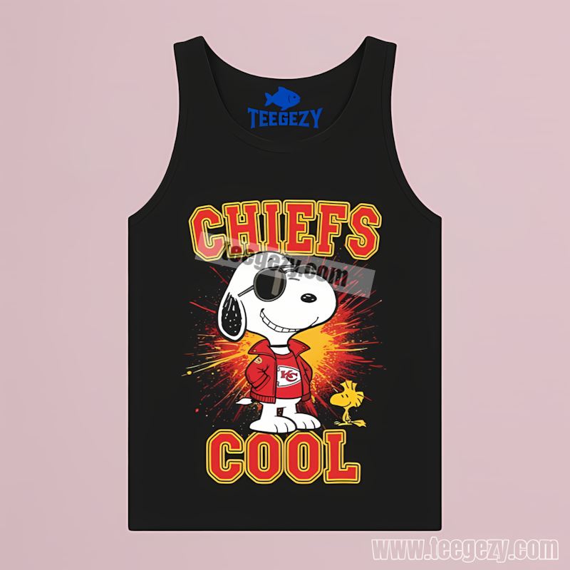 Kansas City Chiefs Cool Snoopy Game Day Tanktop Kansas City Chiefs Cool Snoopy Game Day Tanktop