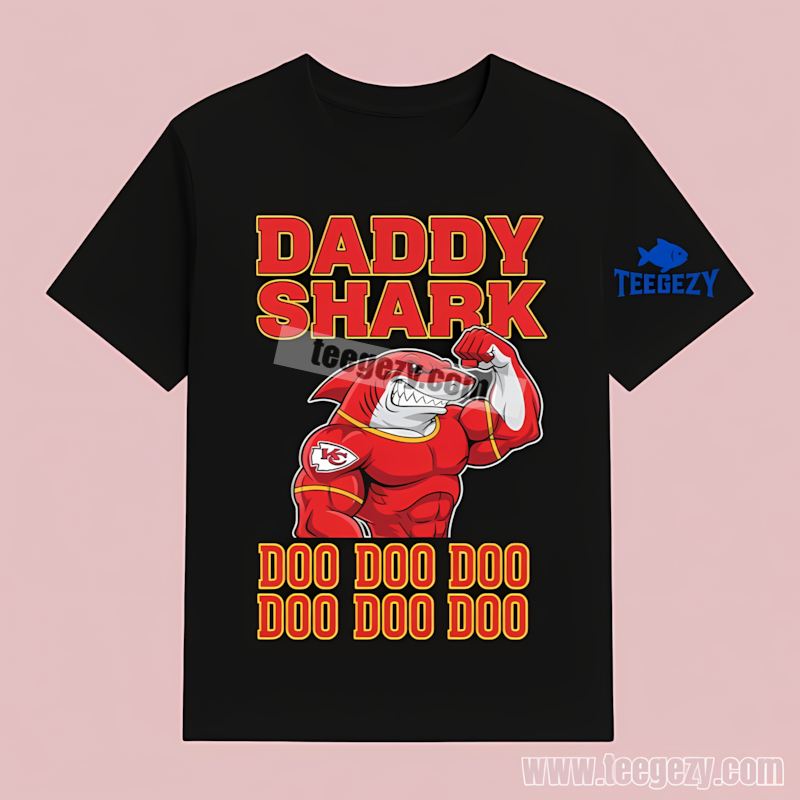 Kansas City Chiefs Daddy Shark Funny Classic T-Shirt Kansas City Chiefs Daddy Shark Funny Classic T-Shirt