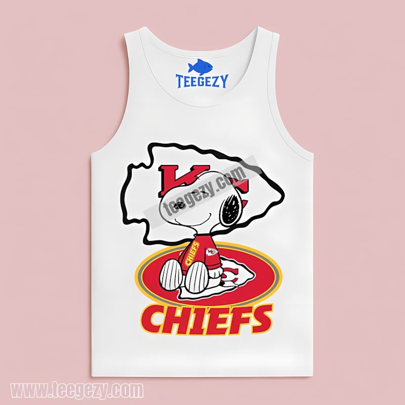Kansas City Chiefs Snoopy Arm Tattoo Vintage Tanktop Kansas City Chiefs Snoopy Arm Tattoo Vintage Tanktop