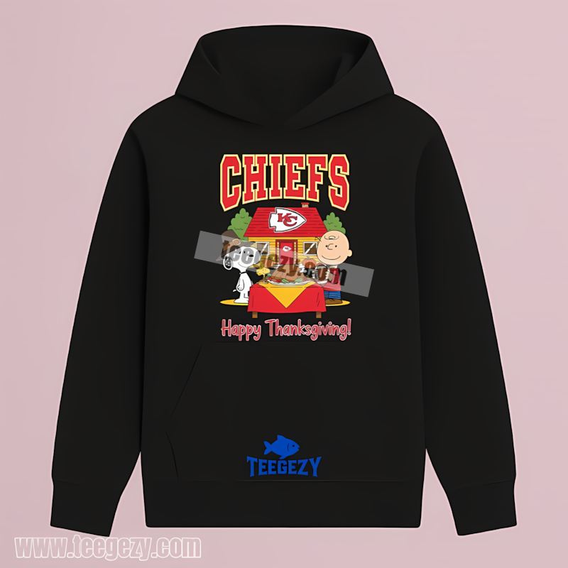 Kansas City Chiefs Snoopy Thanksgiving Family Hoodie Kansas City Chiefs Snoopy Thanksgiving Family Hoodie