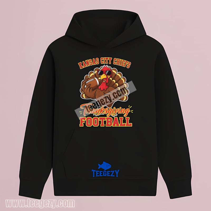 Kansas City Chiefs Thanksgiving Football Turkey Color Hoodie Kansas City Chiefs Thanksgiving Football Turkey Color Hoodie