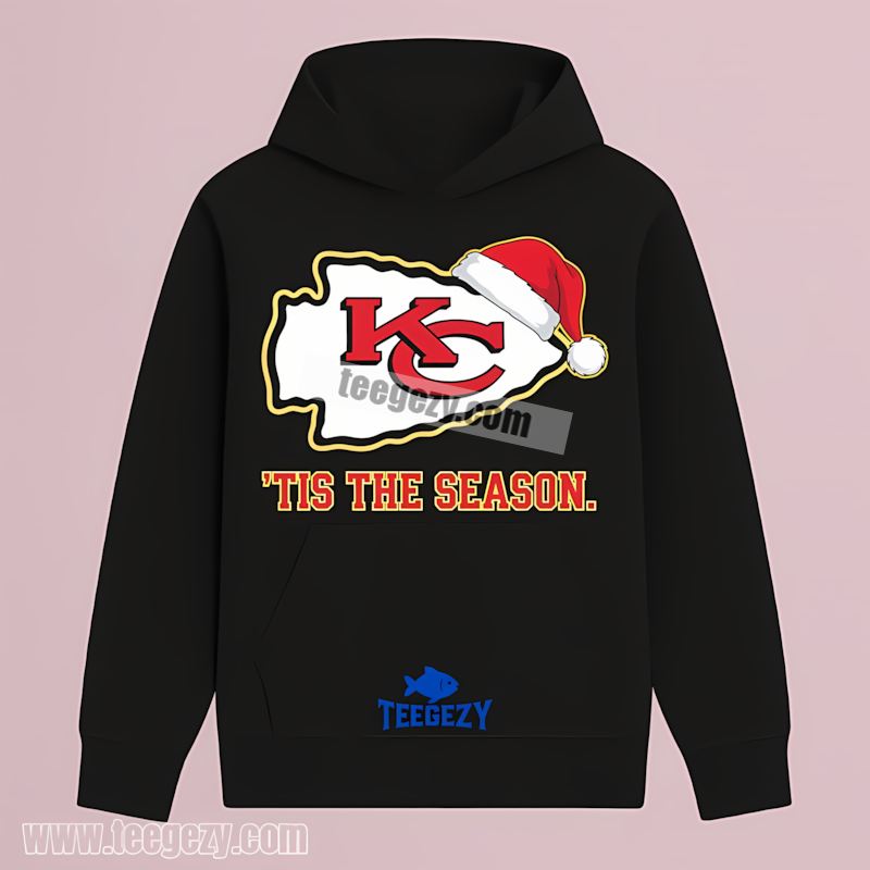 Kansas City Chiefs Tis The Season Christmas Graphic Hoodie Kansas City Chiefs Tis The Season Christmas Graphic Hoodie