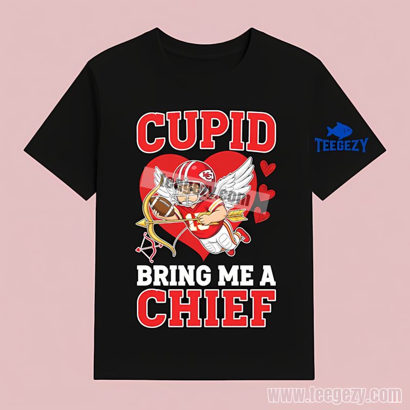 Kansas City Chiefs Valentines Cupid Bring Me A Cardinal Vintage T-Shirt Kansas City Chiefs Valentines Cupid Bring Me A Cardinal Vintage T-Shirt