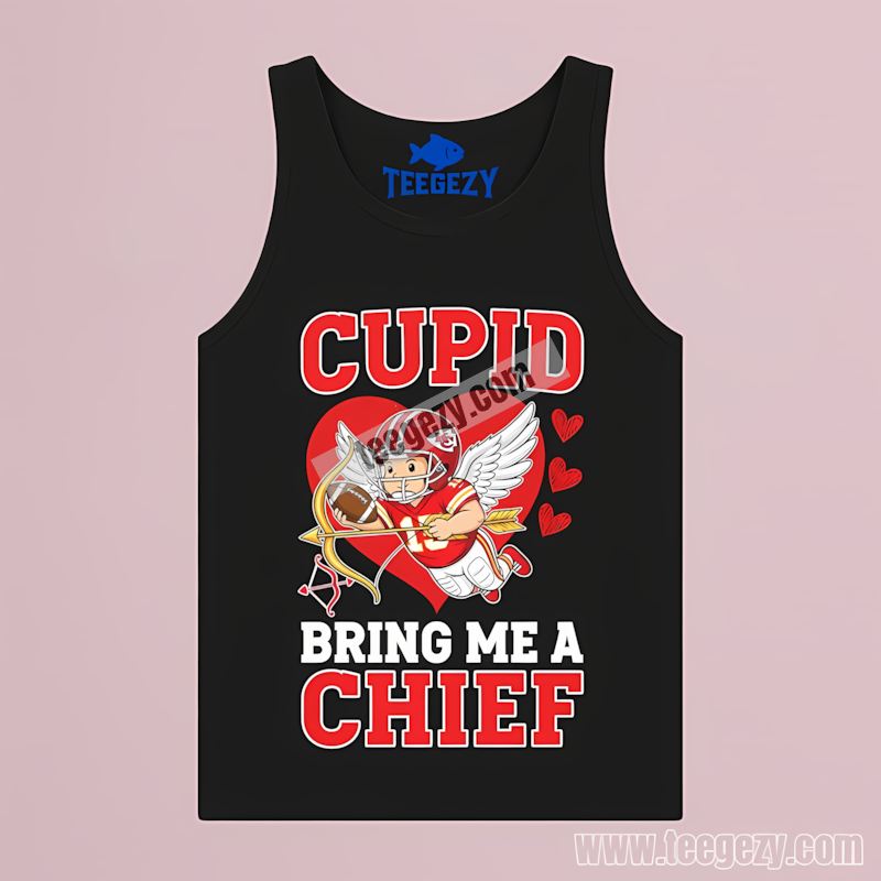 Kansas City Chiefs Valentines Cupid Bring Me A Cardinal Vintage Tanktop Kansas City Chiefs Valentines Cupid Bring Me A Cardinal Vintage Tanktop