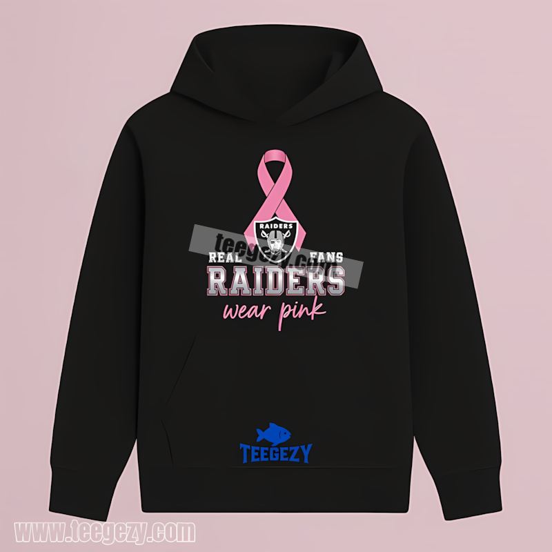 Las Vegas Raiders Breast Cancer Awareness Fans Wear Pink Hoodie Las Vegas Raiders Breast Cancer Awareness Fans Wear Pink Hoodie