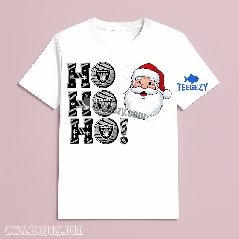 Las Vegas Raiders Ho Ho Ho Santa Christmas Trendy Holiday T-Shirt Las Vegas Raiders Ho Ho Ho Santa Christmas Trendy Holiday T-Shirt