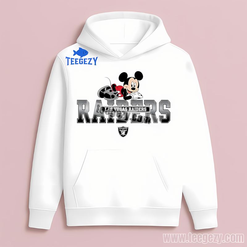 Las Vegas Raiders Mickey Mouse Relaxed Style Trendy Hoodie Las Vegas Raiders Mickey Mouse Relaxed Style Trendy Hoodie