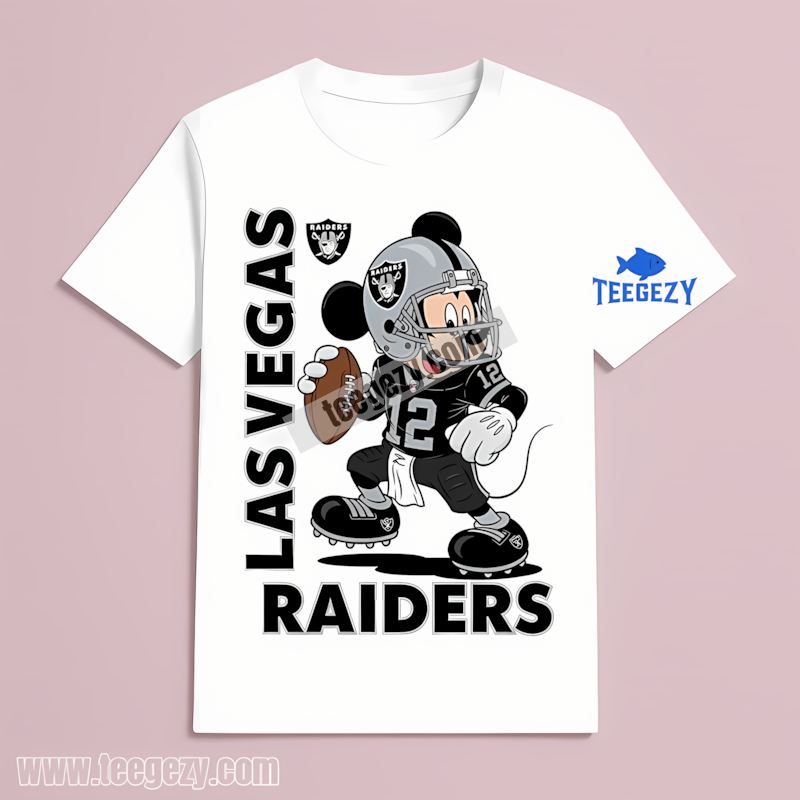 Las Vegas Raiders Mickey Quarterback Football Unisex T-Shirt Las Vegas Raiders Mickey Quarterback Football Unisex T-Shirt