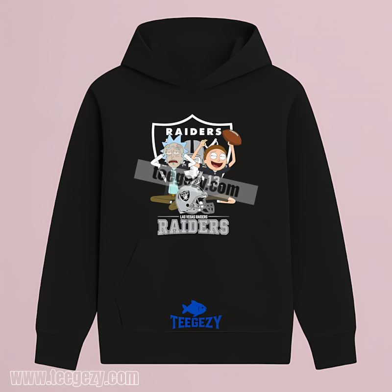 Las Vegas Raiders Vs Rick And Morty Regular Hoodie Las Vegas Raiders Vs Rick And Morty Regular Hoodie