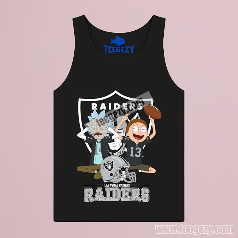 Las Vegas Raiders Vs Rick And Morty Regular Tanktop Las Vegas Raiders Vs Rick And Morty Regular Tanktop