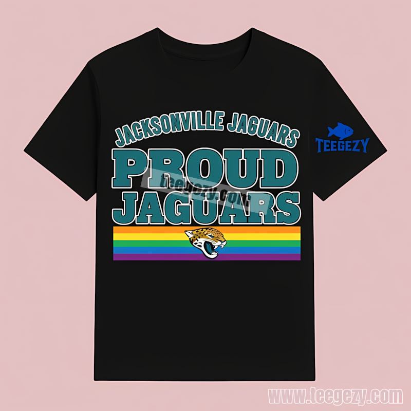 Lgbt Pride With Jacksonville Jaguars Spirit Unisex T-Shirt Lgbt Pride With Jacksonville Jaguars Spirit Unisex T-Shirt