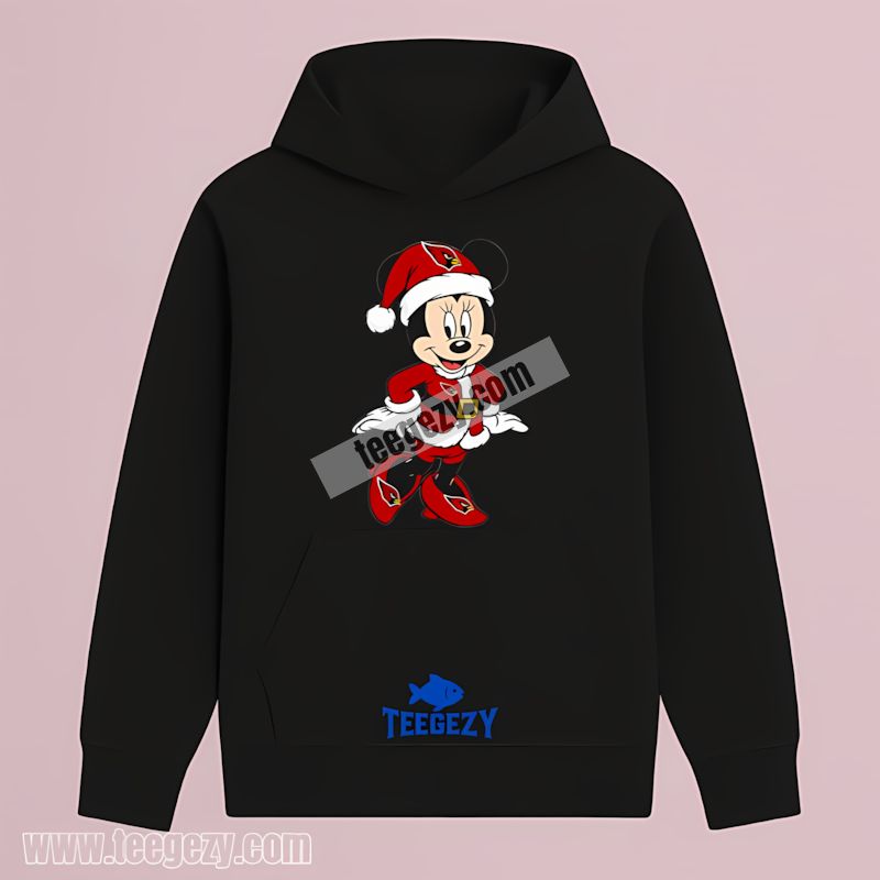 Minnie Mouse Arizona Cardinals Christmas Color Hoodie Minnie Mouse Arizona Cardinals Christmas Color Hoodie