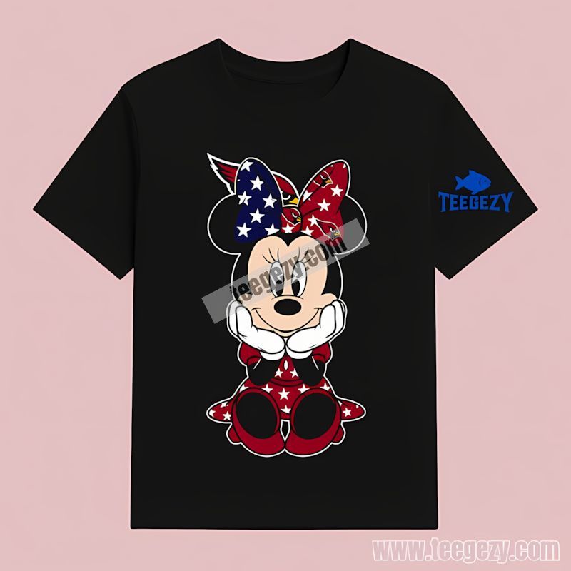 Minnie Mouse Arizona Cardinals Star Vintage T-Shirt Minnie Mouse Arizona Cardinals Star Vintage T-Shirt