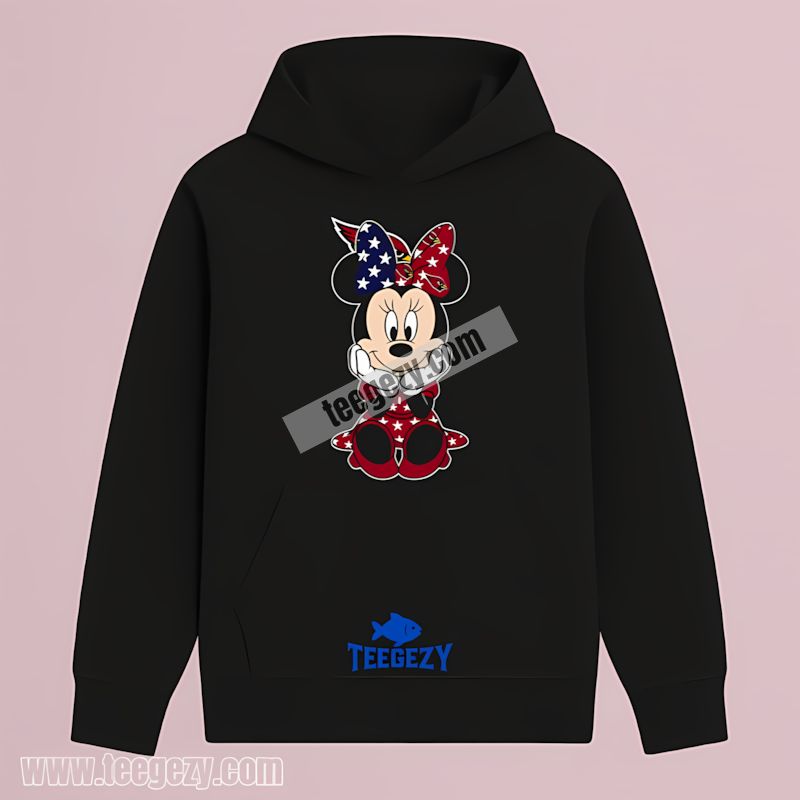 Minnie Mouse Arizona Cardinals Star Vintage Hoodie Minnie Mouse Arizona Cardinals Star Vintage Hoodie