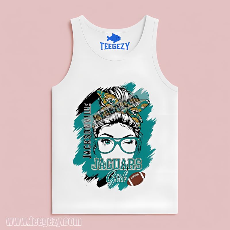 Proud Jacksonville Jaguars Girl Unisex Tanktop For Fans Proud Jacksonville Jaguars Girl Unisex Tanktop For Fans