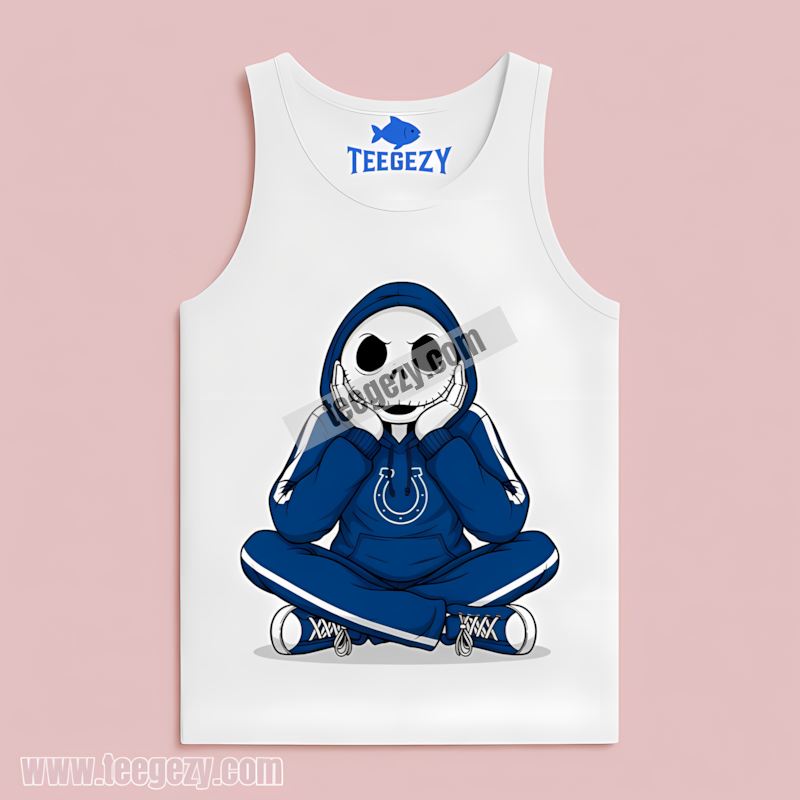 Relaxed Jack Skellington Indianapolis Colts Hoodie Tanktop Relaxed Jack Skellington Indianapolis Colts Hoodie Tanktop
