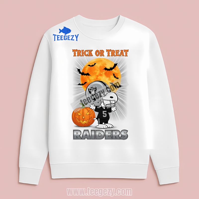 Snoopy Trick Or Treat Halloween Las Vegas Raiders Unisex Long Sleeve Snoopy Trick Or Treat Halloween Las Vegas Raiders Unisex Long Sleeve