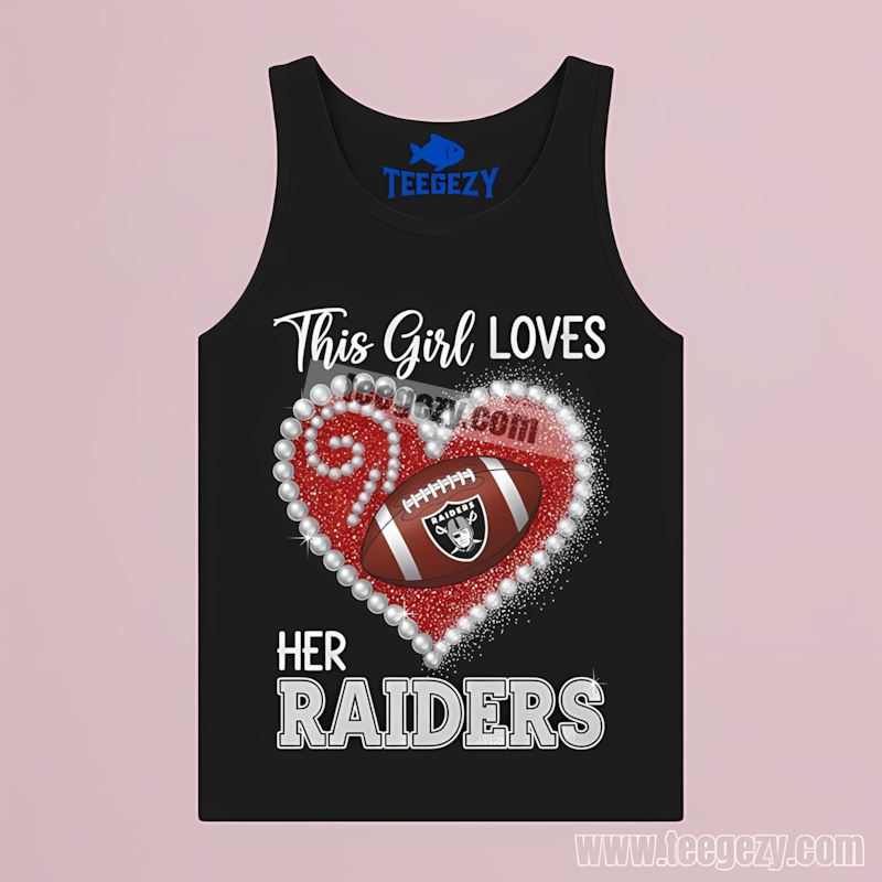 This Girl Loves Her Las Vegas Raiders Unisex Tanktop This Girl Loves Her Las Vegas Raiders Unisex Tanktop