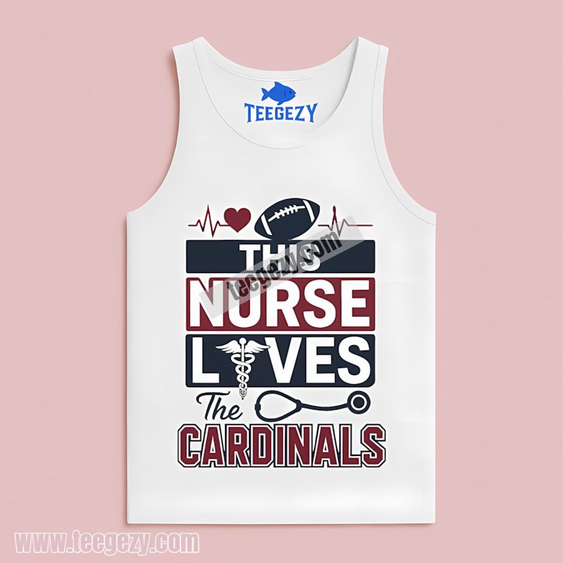 This Nurse Loves The Arizona Cardinals Graphic Tanktop This Nurse Loves The Arizona Cardinals Graphic Tanktop