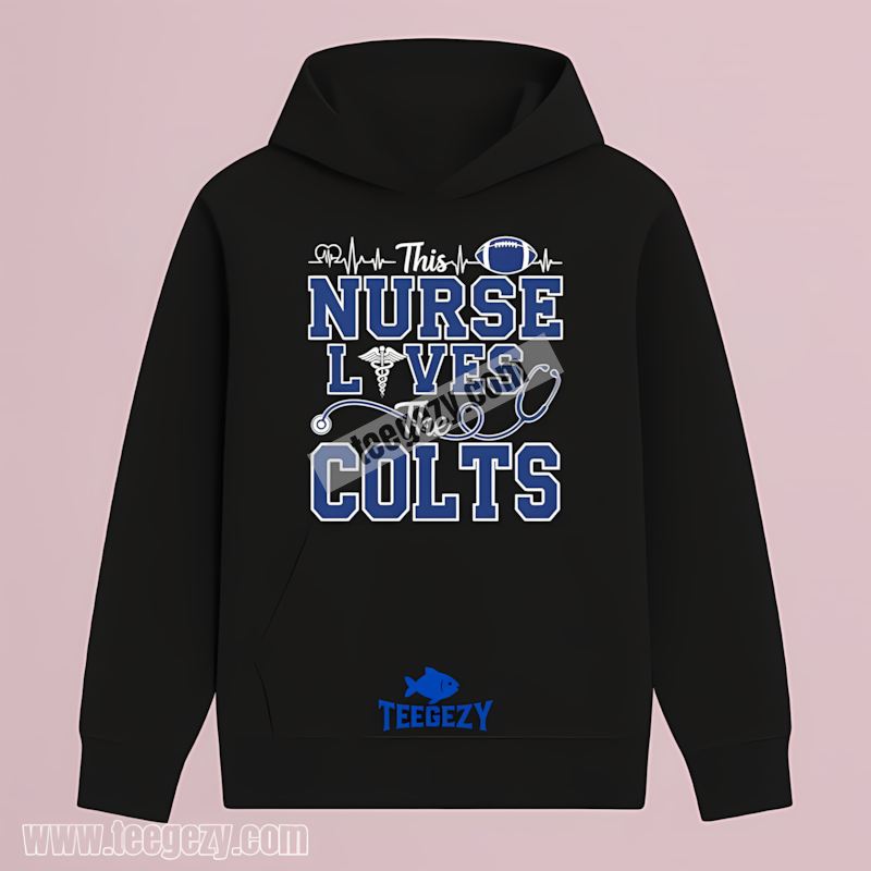 This Nurse Loves The Indianapolis Colts Retro Hoodie This Nurse Loves The Indianapolis Colts Retro Hoodie