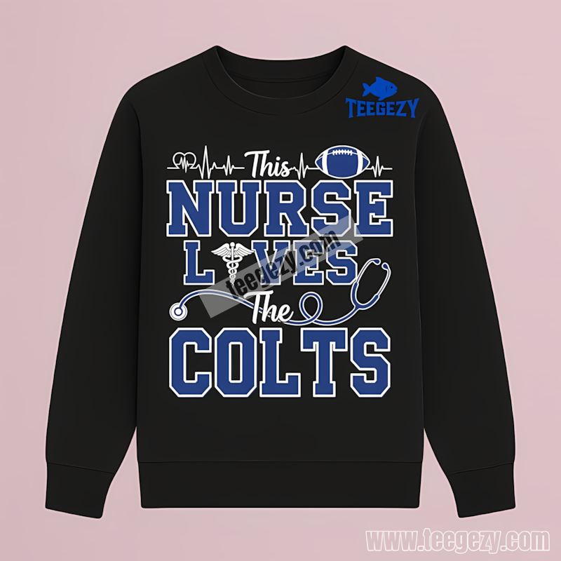This Nurse Loves The Indianapolis Colts Retro Long Sleeve This Nurse Loves The Indianapolis Colts Retro Long Sleeve