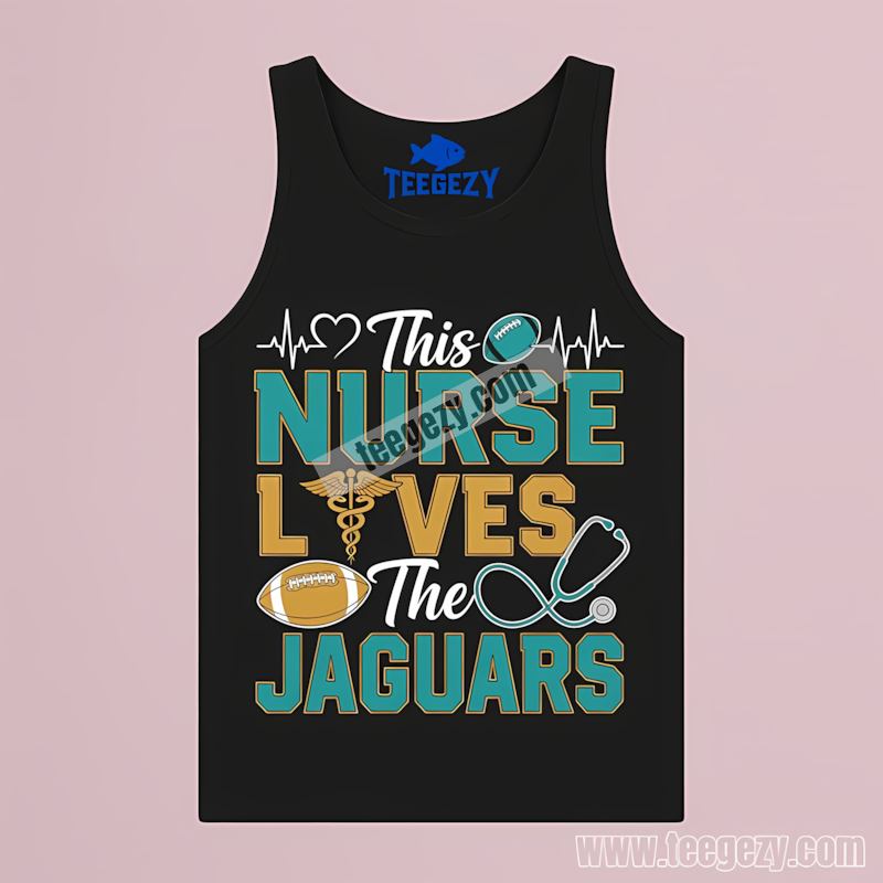 This Nurse Loves The Jacksonville Jaguars Retro Tanktop This Nurse Loves The Jacksonville Jaguars Retro Tanktop